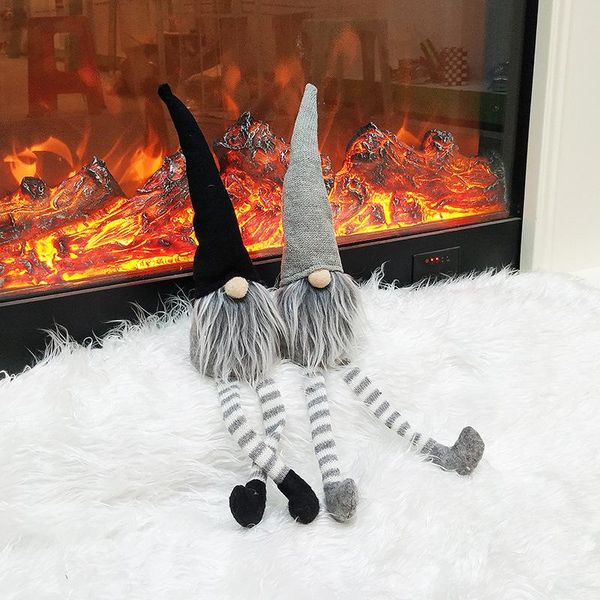 christmas decorations cute decoration sitting long leg no face elf doll for home year gift kids(black)
christmas decorations cute decoration sitting long leg no face elf doll for home year gift kids(black)
