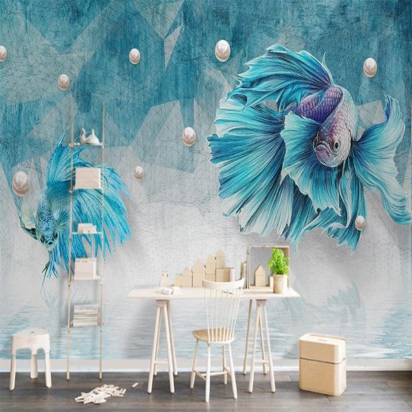 wallpapers custom 3d dark blue abstract lines guppy fish jewelery tv background wallpaper art mural wall design for kid
wallpapers custom 3d dark blue abstract lines guppy fish jewelery tv background wallpaper art mural wall design for kid