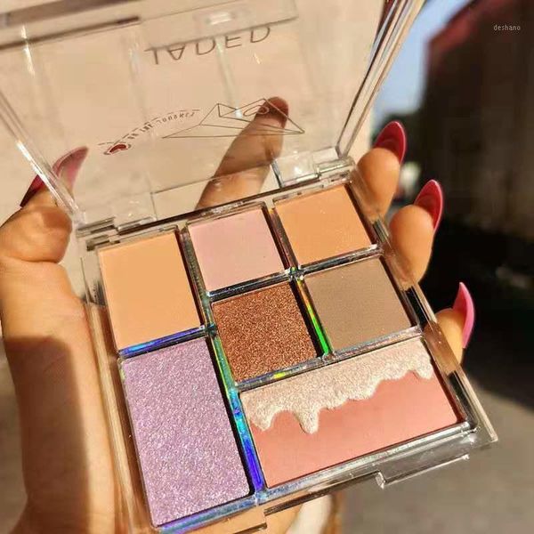 7- color shimmer eyeshadow palette eye makeup glitter pearly matte earth shadow waterproof long-lasting cosmetic tslm21
7- color shimmer eyeshadow palette eye makeup glitter pearly matte earth shadow waterproof long-lasting cosmetic tslm21