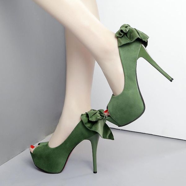 dress shoes yeddamavis green bow sandals 14cm women pumps peep toe platform high heels wedding womens bride, Black
dress shoes yeddamavis green bow sandals 14cm women pumps peep toe platform high heels wedding womens bride, Black