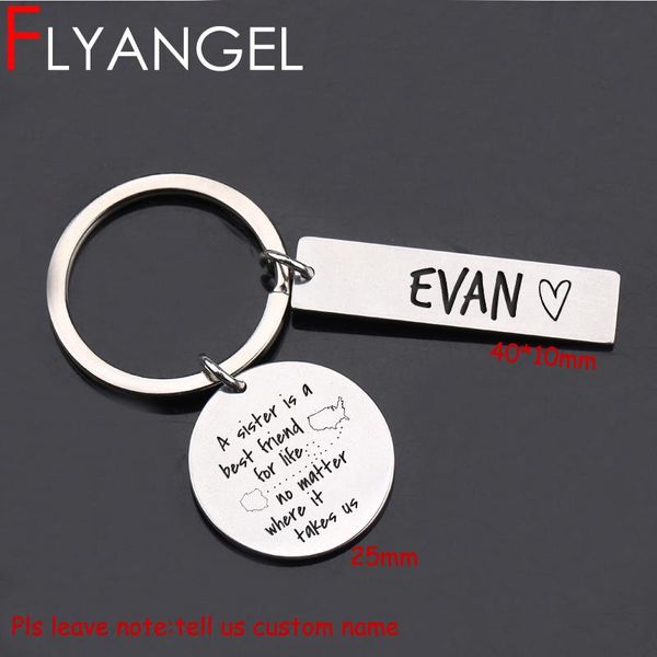 keychains flyangel personalized name key holder engraved keychain a sister is friends for life gifts keyring friend, Silver
keychains flyangel personalized name key holder engraved keychain a sister is friends for life gifts keyring friend, Silver