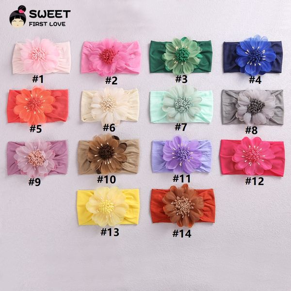 large flower toddler headbands for girls solid chiffon nylon elastic hair bands for baby girls headwear hair accessories korea, Slivery;white
large flower toddler headbands for girls solid chiffon nylon elastic hair bands for baby girls headwear hair accessories korea, Slivery;white