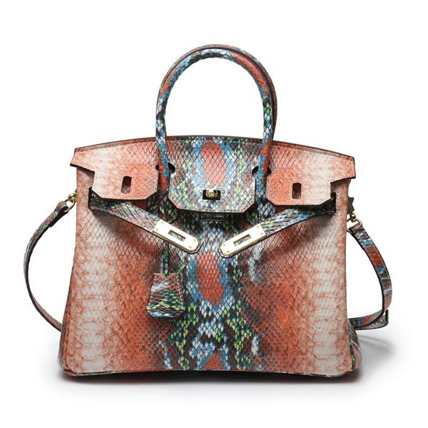 new color contrast snake pattern bag leather fashion women s handbag messenger cowhide women s bag
new color contrast snake pattern bag leather fashion women s handbag messenger cowhide women s bag