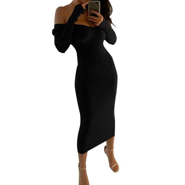 casual dresses off shoulder v neck breathable cotton solid pullover women dress evening party knitted bodycon charming midi soft, Black;gray
casual dresses off shoulder v neck breathable cotton solid pullover women dress evening party knitted bodycon charming midi soft, Black;gray