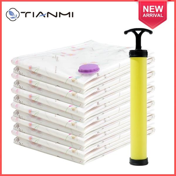 storage bags tianmi 9pcs vacuum compression bag four large medium1pc hand pump high capacity venting save space home use
storage bags tianmi 9pcs vacuum compression bag four large medium1pc hand pump high capacity venting save space home use
