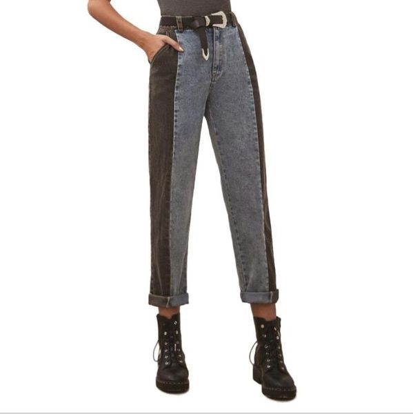 women's jeans fashion boyfriend for women slim-fit stitching color womens high waist denim trousers ropa mujer verano 2021 p1510, Blue
women's jeans fashion boyfriend for women slim-fit stitching color womens high waist denim trousers ropa mujer verano 2021 p1510, Blue