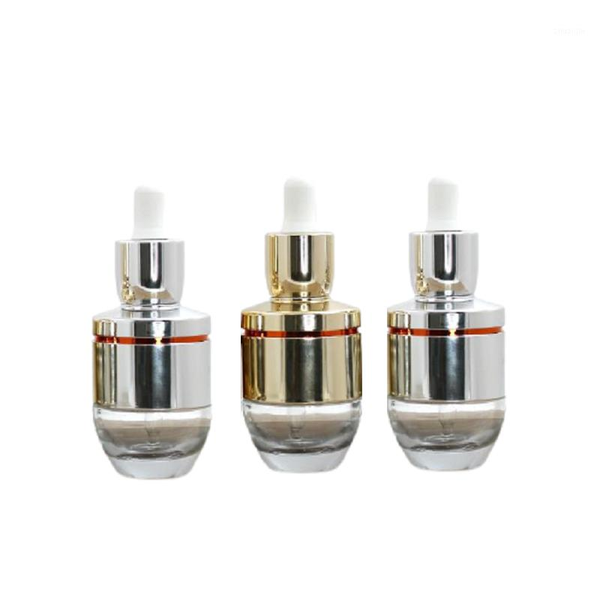 storage bottles & jars 30ml empty cosmetic essentiol oil dropper vials gold silver ring whiter rubber clear thick bottom glass bottle10p
storage bottles & jars 30ml empty cosmetic essentiol oil dropper vials gold silver ring whiter rubber clear thick bottom glass bottle10p