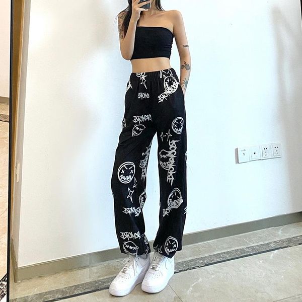 women's pants & capris women\u2021s casual beam feet trousers 2021 autumn street fashion grimace letter printed high waist long sweatpa, Black;white
women's pants & capris women\u2021s casual beam feet trousers 2021 autumn street fashion grimace letter printed high waist long sweatpa, Black;white