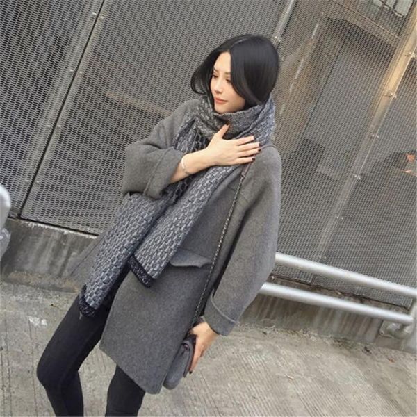women's wool & blends vintage fashion long coat casual slim solid blend and jacket open stitch women coats autumn winter, Black
women's wool & blends vintage fashion long coat casual slim solid blend and jacket open stitch women coats autumn winter, Black