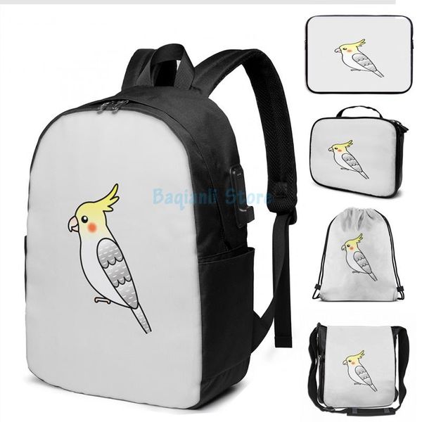 graphic print pearl cockatiel bird cute cartoon illustration usb charge backpack men school bags women bag travel laptop
graphic print pearl cockatiel bird cute cartoon illustration usb charge backpack men school bags women bag travel laptop