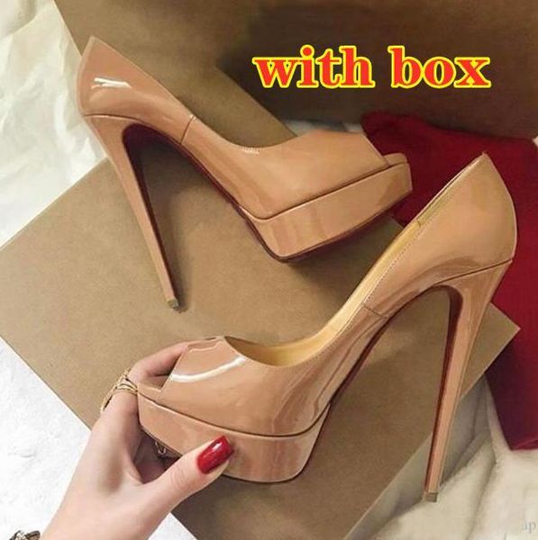 dress shoes plus size 34-45 red high heels bottom peep-toe women studded heel wedding pumps 14cm with box and dust bag, Black
dress shoes plus size 34-45 red high heels bottom peep-toe women studded heel wedding pumps 14cm with box and dust bag, Black