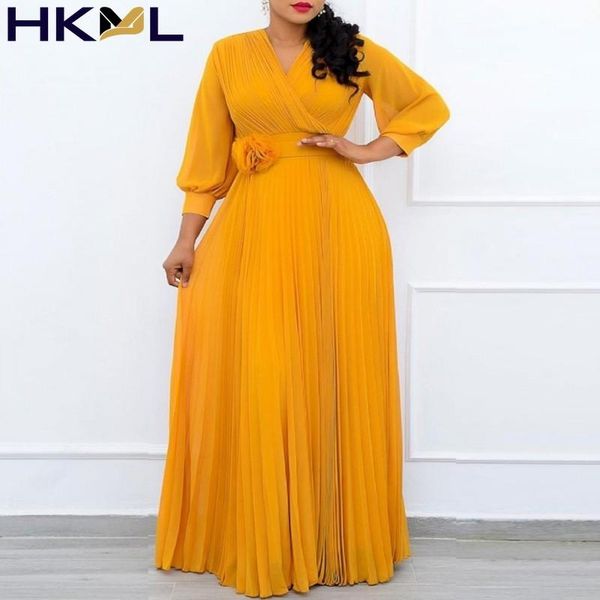 ethnic clothing africa for women dress fashion solid color v-neck long sleeve pleated maxi dresses 2021 autumn summer, Red
ethnic clothing africa for women dress fashion solid color v-neck long sleeve pleated maxi dresses 2021 autumn summer, Red