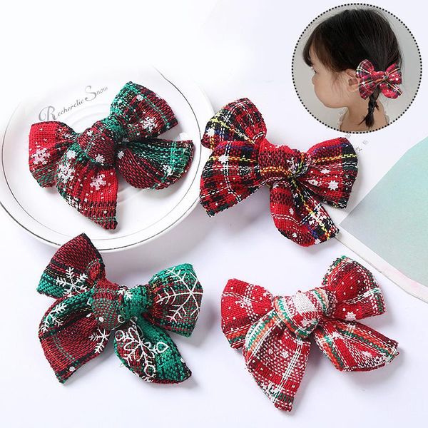 hair accessories christmas series cotton bow clips snowflake printing kids check sweet cute children's hairpins, Slivery;white
hair accessories christmas series cotton bow clips snowflake printing kids check sweet cute children's hairpins, Slivery;white