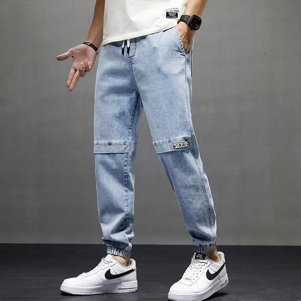 men's jeans 2021 spring denim overalls male personality casual large size trousers harem pants black jean men brand 4xl, Blue
men's jeans 2021 spring denim overalls male personality casual large size trousers harem pants black jean men brand 4xl, Blue