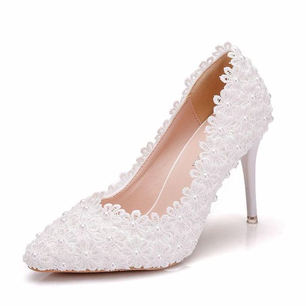 sandals women white lace wedding shoes 9cm thin high heel beige flower pumps princess party birthday heels, Black
sandals women white lace wedding shoes 9cm thin high heel beige flower pumps princess party birthday heels, Black