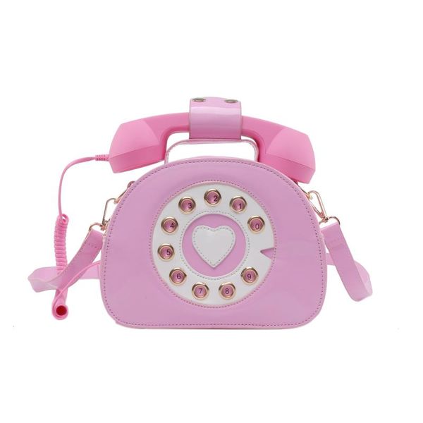 women telephone shaped handbag and purses retro phone handle shoulder bags crossbody totes for girls
women telephone shaped handbag and purses retro phone handle shoulder bags crossbody totes for girls