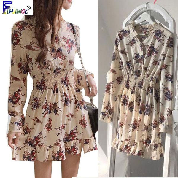 casual dresses korea japan style cute woman autumn fall design basic wear slim waist floral printed vintage shirt dress ruffled 8022, Black;gray
casual dresses korea japan style cute woman autumn fall design basic wear slim waist floral printed vintage shirt dress ruffled 8022, Black;gray