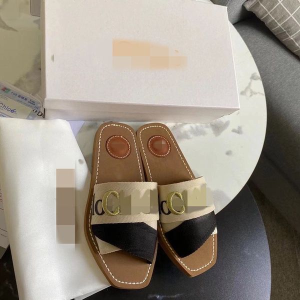 branded women woody mules fflat slipper deisgner lady lettering fabric outdoor leather sole slide sandal 0223, Black
branded women woody mules fflat slipper deisgner lady lettering fabric outdoor leather sole slide sandal 0223, Black