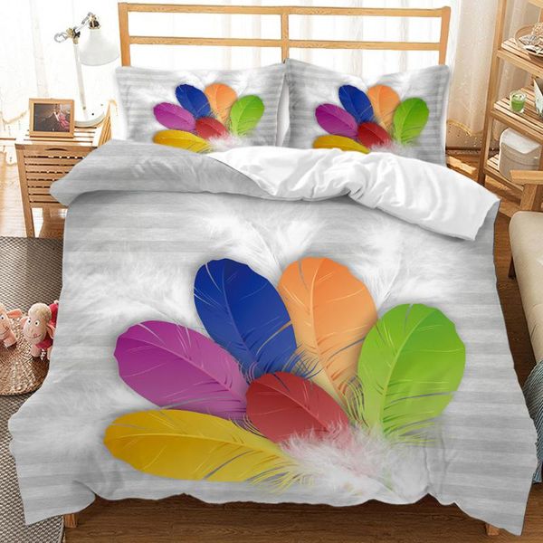bedding sets home textiles colorful gorgeous feathers duvet cover set 2/3 pieces with zipper closure pillowcase full size
bedding sets home textiles colorful gorgeous feathers duvet cover set 2/3 pieces with zipper closure pillowcase full size
