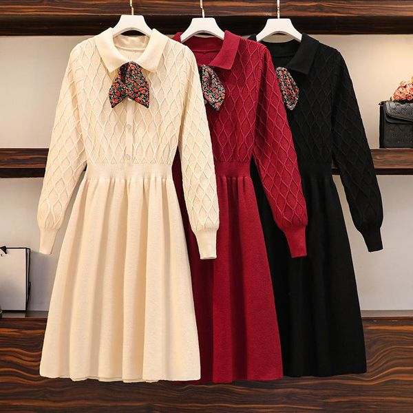 casual dresses ehqaxin 2021 plus size womens knitted dress autumn winter all-match floral bow tie a-shaped geometric button sweater l-4xl, Black;gray
casual dresses ehqaxin 2021 plus size womens knitted dress autumn winter all-match floral bow tie a-shaped geometric button sweater l-4xl, Black;gray
