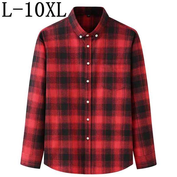 men's casual shirts casual plaid shirt, long sleeve pocket, large loose brand clothing, 10xl, 8xl, 7xl, in autumn 2021, White;black
men's casual shirts casual plaid shirt, long sleeve pocket, large loose brand clothing, 10xl, 8xl, 7xl, in autumn 2021, White;black