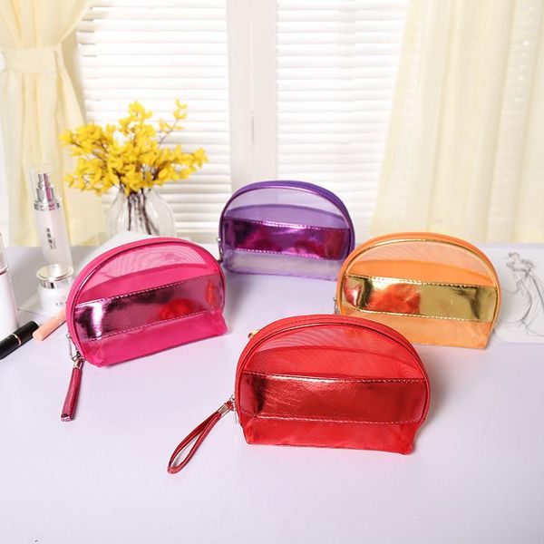 women cosmetic bag korean style mesh grid makeup pouch toiletry transparent organizer case portable beauty bags & cases
women cosmetic bag korean style mesh grid makeup pouch toiletry transparent organizer case portable beauty bags & cases