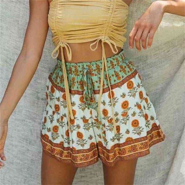 teelynn green cotton floral print summer short pants bohemia boho beach elastic waist shorts women casual female scanties 210323, White;black
teelynn green cotton floral print summer short pants bohemia boho beach elastic waist shorts women casual female scanties 210323, White;black