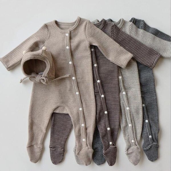 rompers 2021 boys girls striped with hat cotton full sleeve autumn babys jumpsuit, Blue
rompers 2021 boys girls striped with hat cotton full sleeve autumn babys jumpsuit, Blue