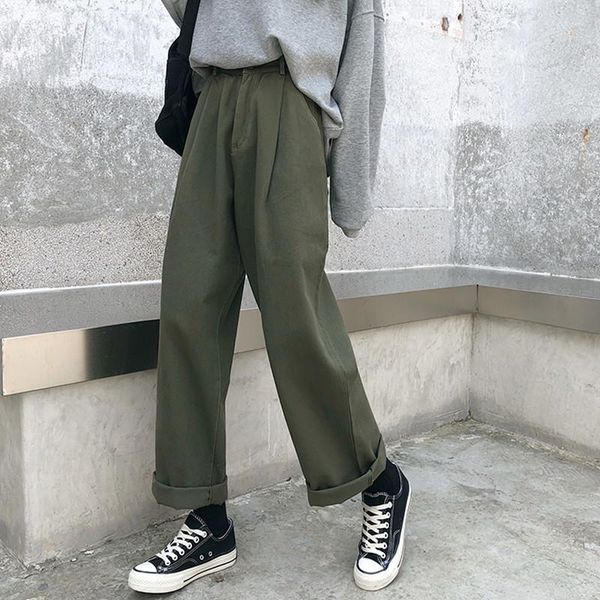 women's pants & capris fdfklak high waist jeans spring autumn pant women retro straight loose elastic overalls wide leg joggers cargo, Black;white
women's pants & capris fdfklak high waist jeans spring autumn pant women retro straight loose elastic overalls wide leg joggers cargo, Black;white