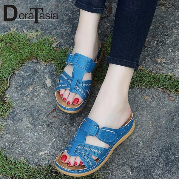 slippers doratasia classic ladies summer wedges platform women open toe beach solid slip on outdoor shoes woman, Black
slippers doratasia classic ladies summer wedges platform women open toe beach solid slip on outdoor shoes woman, Black