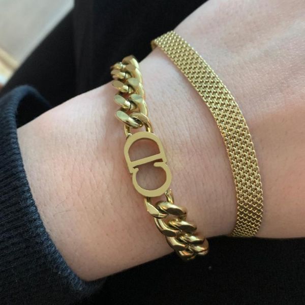 link chain stainless steel bracelet for women punk letter bracelets curb cuban fashion bracelets 2021jewelry, Black
link chain stainless steel bracelet for women punk letter bracelets curb cuban fashion bracelets 2021jewelry, Black