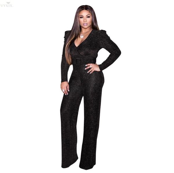 women's jumpsuits & rompers winter jumpsuit women romper long sleeve with belt gold and silver silk overalls stretch v-neck outfits clu, Black;white
women's jumpsuits & rompers winter jumpsuit women romper long sleeve with belt gold and silver silk overalls stretch v-neck outfits clu, Black;white