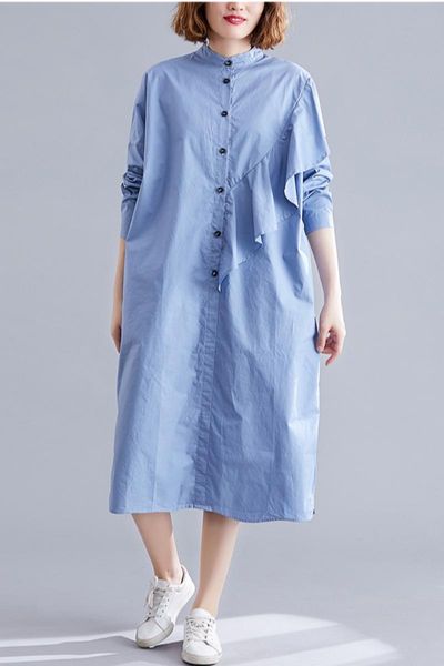 casual dresses large size loose dress tibetan meat solid color women's mid-length was thin 2021 long-sleeved single-breasted a655, Black;gray
casual dresses large size loose dress tibetan meat solid color women's mid-length was thin 2021 long-sleeved single-breasted a655, Black;gray