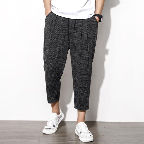 men's pants m-5xl plus size men summer harem casual sweatpants elastic waist clothing mens street wear linen xxxxxl, Black
men's pants m-5xl plus size men summer harem casual sweatpants elastic waist clothing mens street wear linen xxxxxl, Black