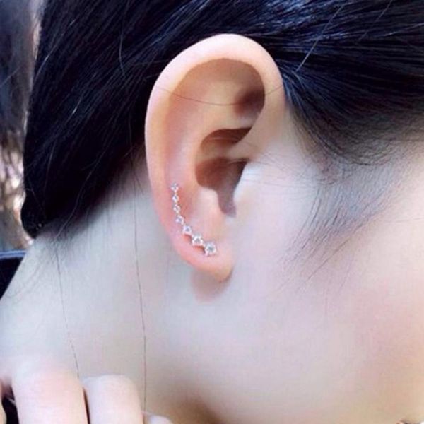 stud hypoallergenic party earring with crystals 7 ear cuffs hoop climber women earrings for gift fashion, Golden;silver
stud hypoallergenic party earring with crystals 7 ear cuffs hoop climber women earrings for gift fashion, Golden;silver