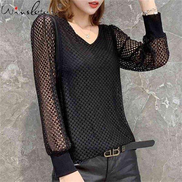 women tee shirt cotton solid color mesh t spring v-neck casual korean hipster black tshirt s-3xl t03017b 210421, Black;gray
women tee shirt cotton solid color mesh t spring v-neck casual korean hipster black tshirt s-3xl t03017b 210421, Black;gray