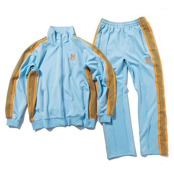 men's jackets awge needles jacket butterfly embroidery side webbing men women casual sports coat lovers zipper, Black;brown
men's jackets awge needles jacket butterfly embroidery side webbing men women casual sports coat lovers zipper, Black;brown