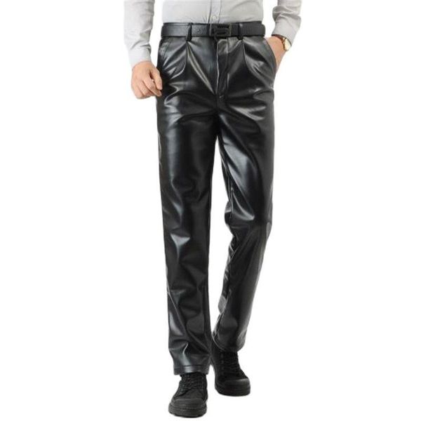men's pants winter oversize warm leather trousers pu pantalons straight cuero pantalones male autumn plus size velvet, Black
men's pants winter oversize warm leather trousers pu pantalons straight cuero pantalones male autumn plus size velvet, Black