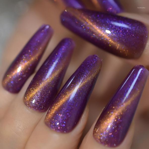 shiny bling sky purple cat eyes press on false nails extra long ballerina coffin fake uv full cover fingersnails extention tool1, Red;gold
shiny bling sky purple cat eyes press on false nails extra long ballerina coffin fake uv full cover fingersnails extention tool1, Red;gold