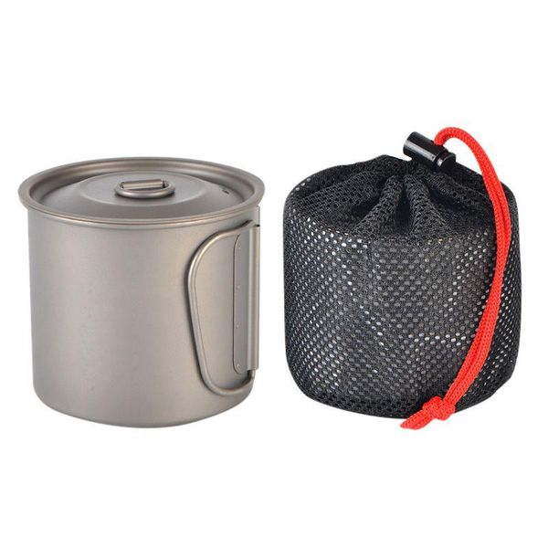 camp kitchen titanium outdoor camping cup mug foldable handle pot with lid multi-function high-quality tool 0738m
camp kitchen titanium outdoor camping cup mug foldable handle pot with lid multi-function high-quality tool 0738m