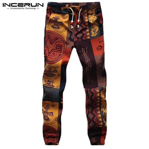 men's pants incerun casual men joggers ethnic style print streetwear trousers retro fitness cotton hip-hop pantalon 2021, Black
men's pants incerun casual men joggers ethnic style print streetwear trousers retro fitness cotton hip-hop pantalon 2021, Black