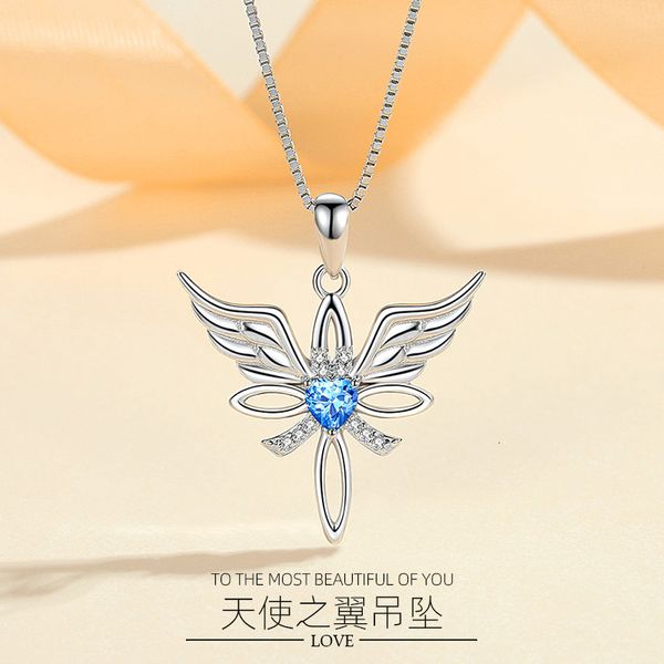 jewelry highly quality women party wedding lovers gifts925 silver angel wing pendant cross design valentine's day necklace
jewelry highly quality women party wedding lovers gifts925 silver angel wing pendant cross design valentine's day necklace