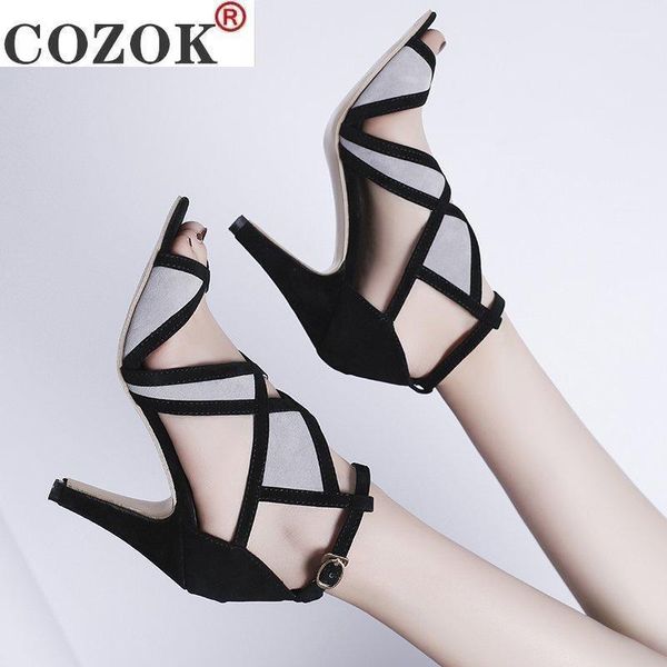 sandals 2021 summer women's pu lace-up fashion suede open toe buckle belt british style1, Black
sandals 2021 summer women's pu lace-up fashion suede open toe buckle belt british style1, Black