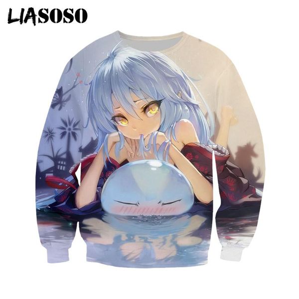 men's hoodies & sweatshirts liasoso anime that time i got reincarnated as a slime men women harajuku sweatshirt peacock funny homme cas, Black
men's hoodies & sweatshirts liasoso anime that time i got reincarnated as a slime men women harajuku sweatshirt peacock funny homme cas, Black