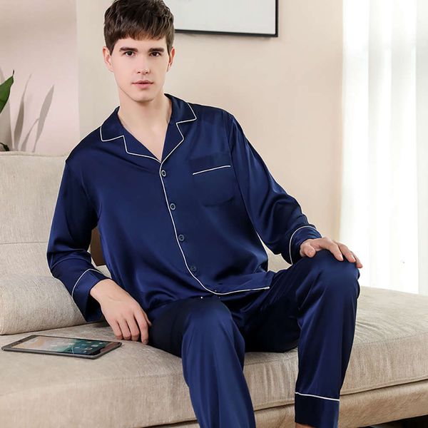 satine luxury men's side pajamas summer sets dunne cool casual comfortable plus size male effects nightwear, Black;brown
satine luxury men's side pajamas summer sets dunne cool casual comfortable plus size male effects nightwear, Black;brown