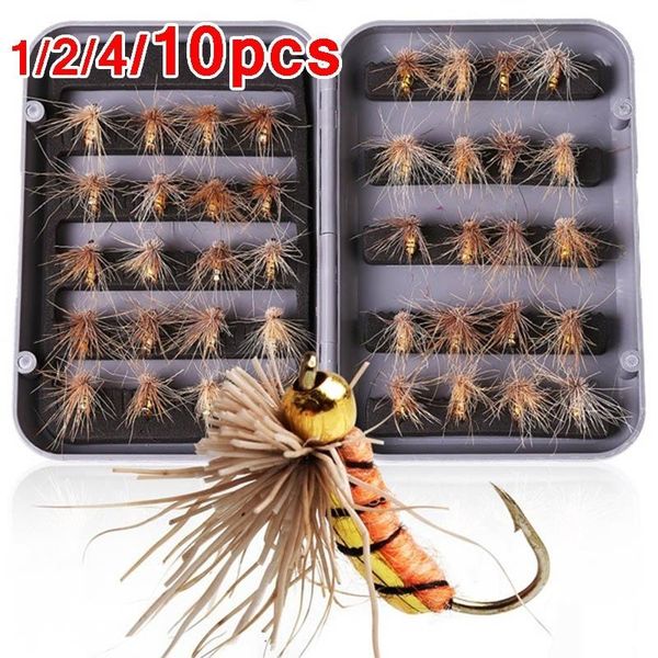 10pcs fishing bait salmon flies trout dry lure hook suitable for all rods without box hooks
10pcs fishing bait salmon flies trout dry lure hook suitable for all rods without box hooks