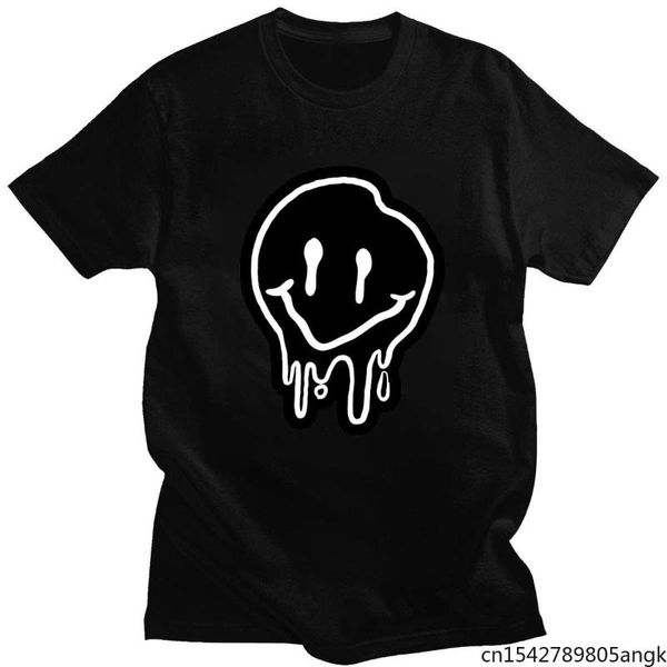 men's t-shirts summer product black smile print neutral men t-shirt pure round neck harajuku short-sleeved simple daily top, White;black
men's t-shirts summer product black smile print neutral men t-shirt pure round neck harajuku short-sleeved simple daily top, White;black