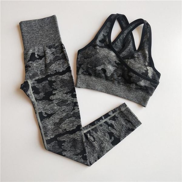 gym clothing camo running sport women set fitness high waisted energy yoga pants tracksuits legging, White;black
gym clothing camo running sport women set fitness high waisted energy yoga pants tracksuits legging, White;black