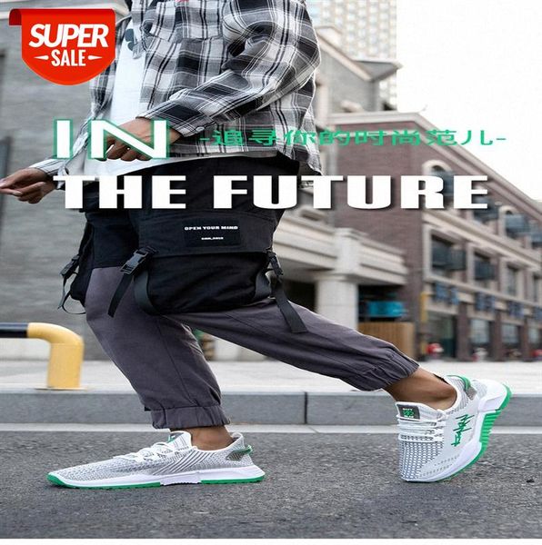 net celebrity same style shoes breathable fly woven men's hollow casual #oc8s