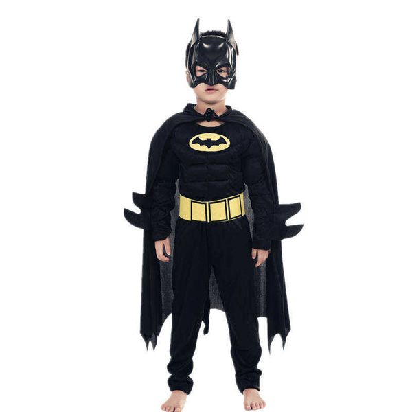 kids boys muscle costumes with mask cloak movie character superhero cosplay halloween party role play q0910, Blue
kids boys muscle costumes with mask cloak movie character superhero cosplay halloween party role play q0910, Blue